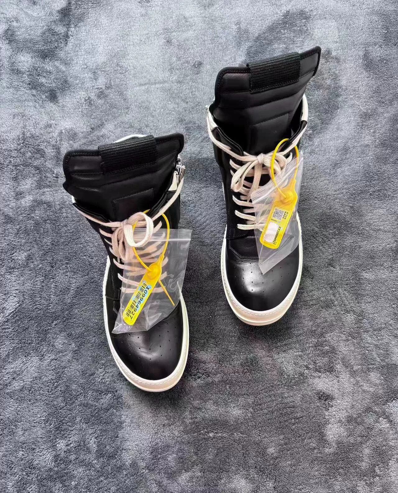 Rick Owens Rick Owens Leather Black Lowtop Sneakers 41 Men Size US 8.5 / EU 41-42 - 2 Thumbnail
