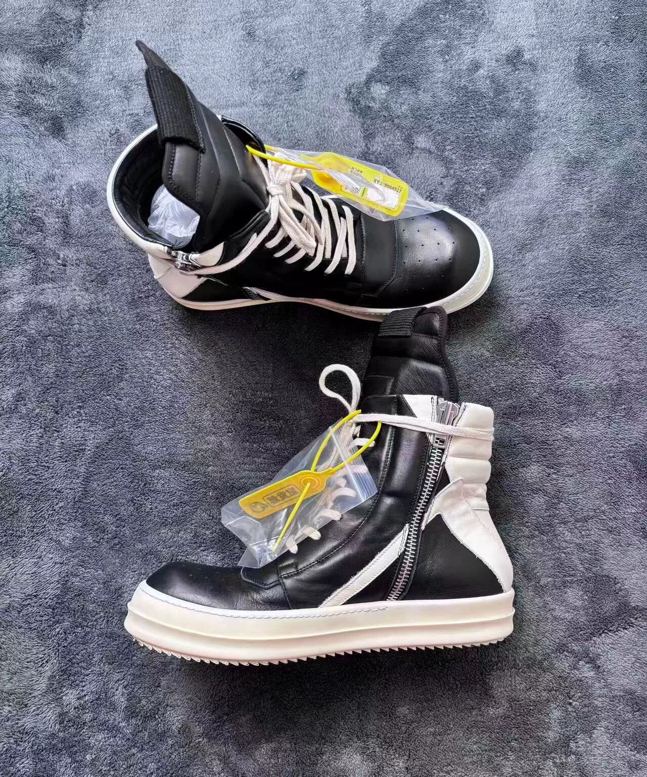 Rick Owens Rick Owens Leather Black Lowtop Sneakers 41 Men Size US 8.5 / EU 41-42 - 5 Thumbnail