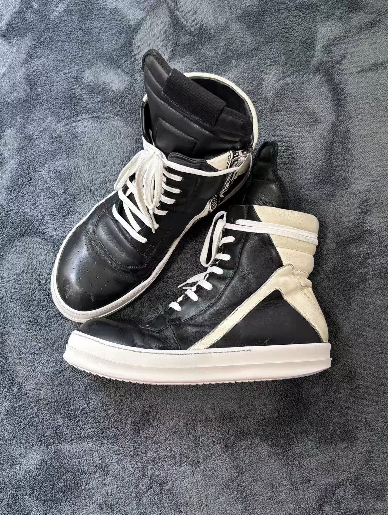 Rick Owens Rick Owens Leather Black Lowtop Sneakers 42 Men Size US 9 / EU 42 - 4 Thumbnail