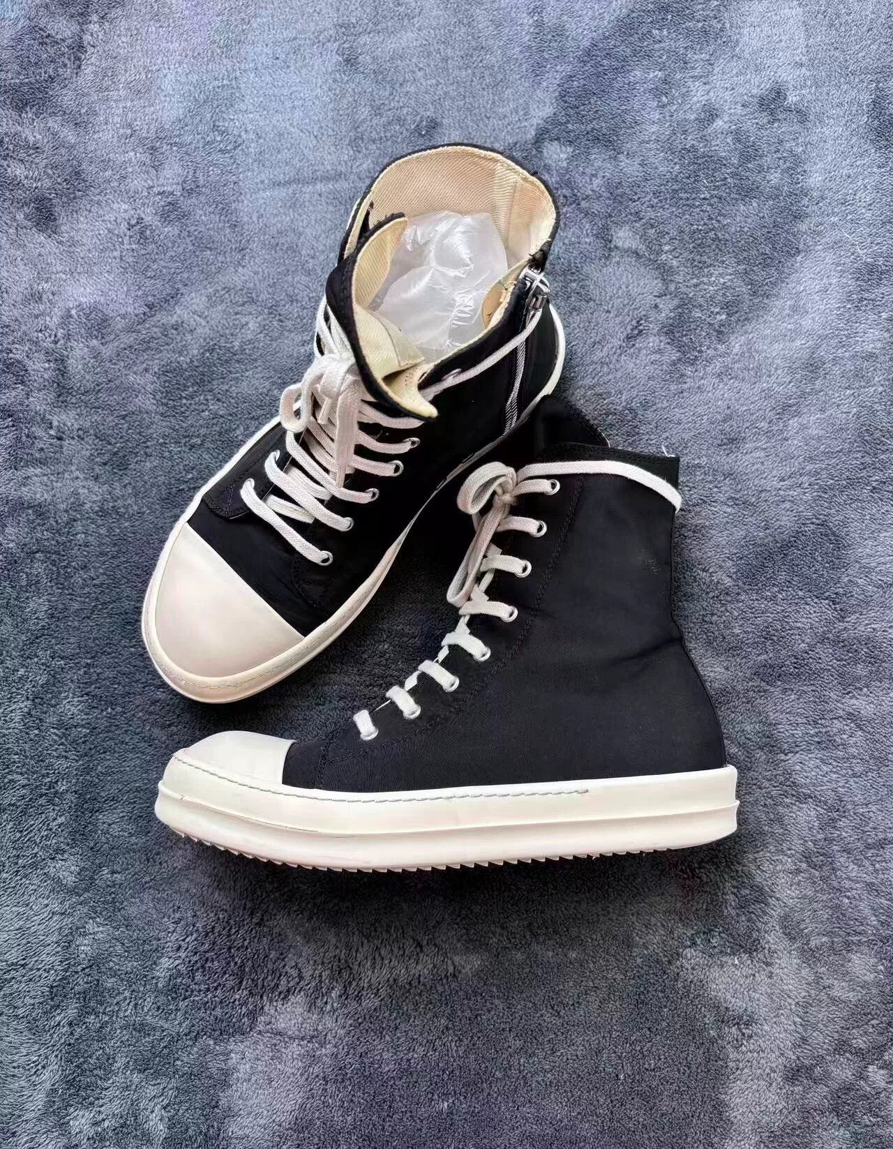 Rick Owens Rick Owens White Lowtop Sneakers 41 Men Size US 8.5 / EU 41-42 - 4 Thumbnail