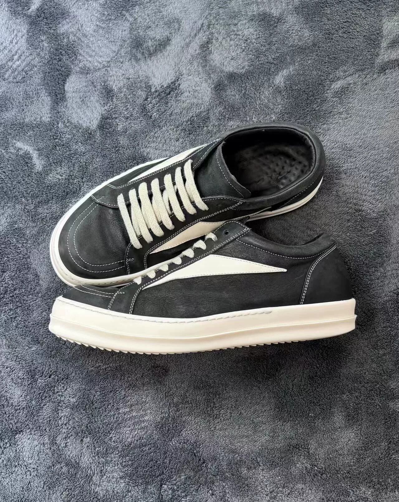 Rick Owens Rick Owens Leather White Lowtop Sneakers 24 Men Size US 10 / EU 43 - 4 Thumbnail