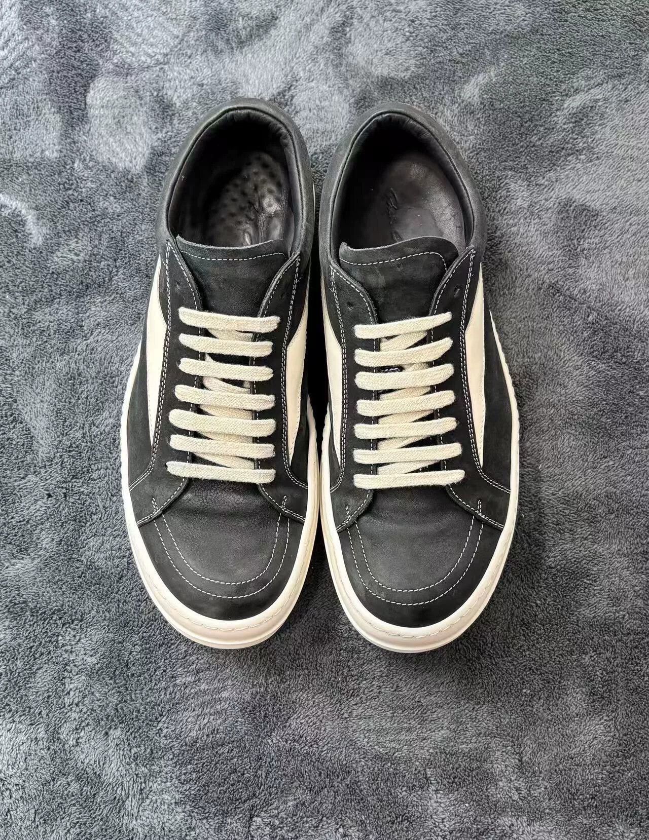 Rick Owens Rick Owens Leather White Lowtop Sneakers 24 Men Size US 10 / EU 43 - 2 Thumbnail
