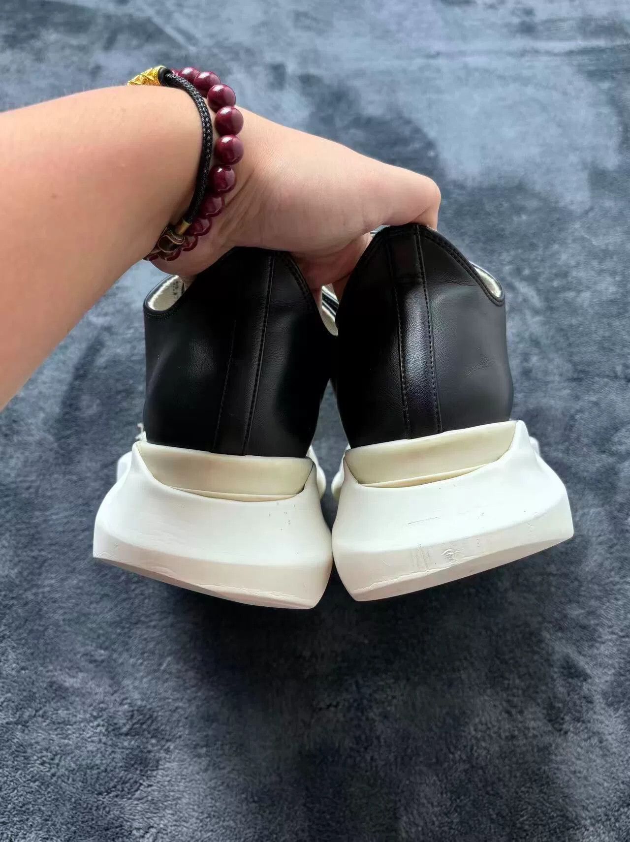 Rick Owens Rick Owens Leather White Lowtop Sneakers 41 Men Size US 8.5 / EU 41-42 - 7 Thumbnail