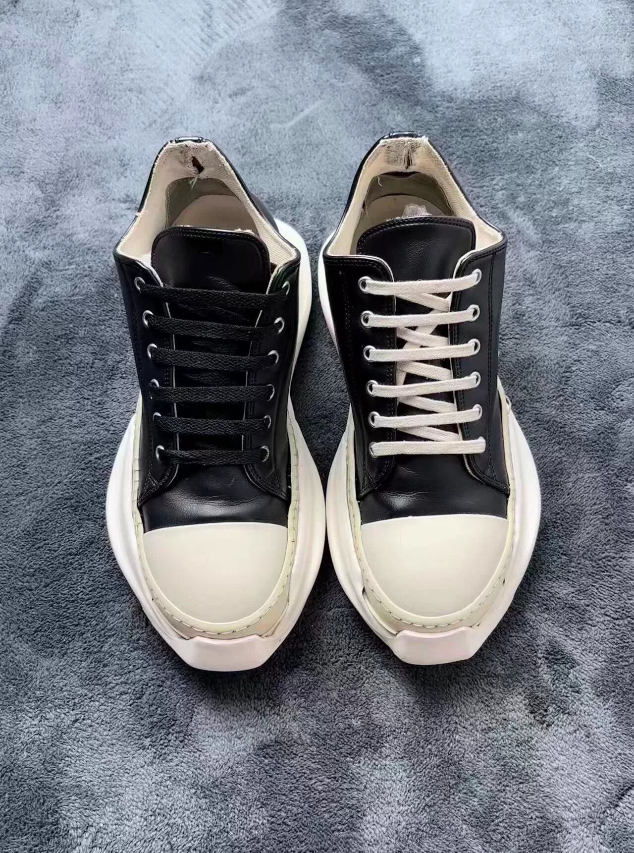 Rick Owens Rick Owens Leather White Lowtop Sneakers 41 Men Size US 8.5 / EU 41-42 - 2 Thumbnail
