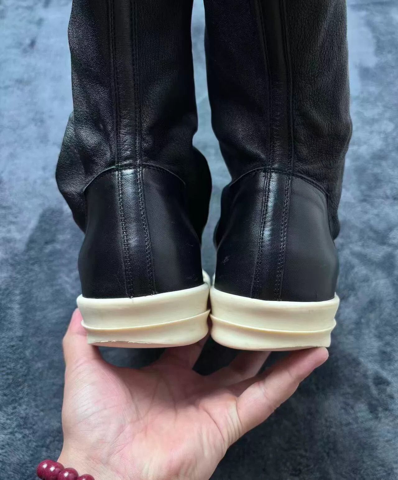 Rick Owens Rick Owens Leather White Lowtop Sneakers 41 Men Size US 8.5 / EU 41-42 - 6 Thumbnail