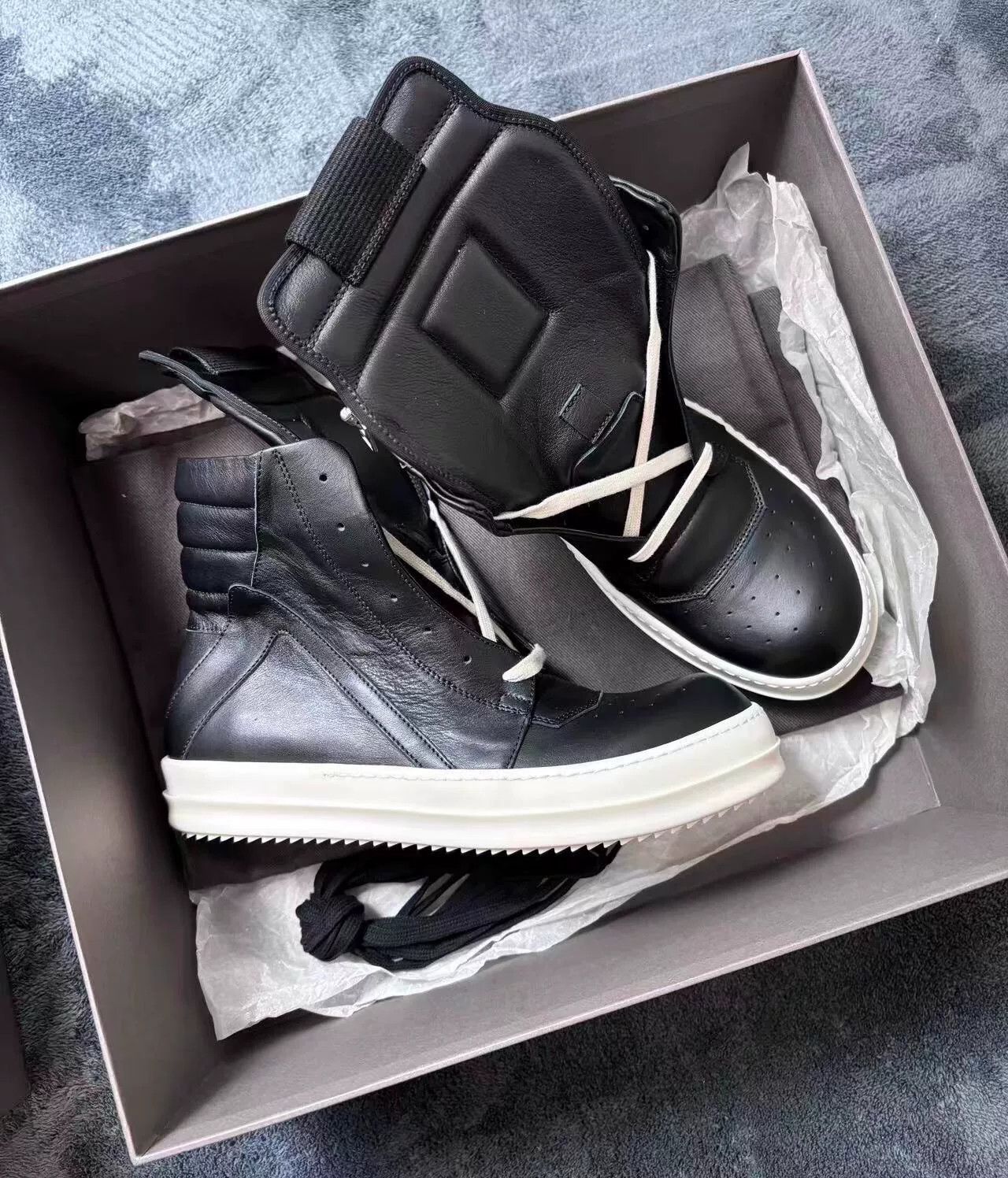 Rick Owens Rick Owens Leather White Lowtop Sneakers 41 Men Size US 8.5 / EU 41-42 - 3 Thumbnail