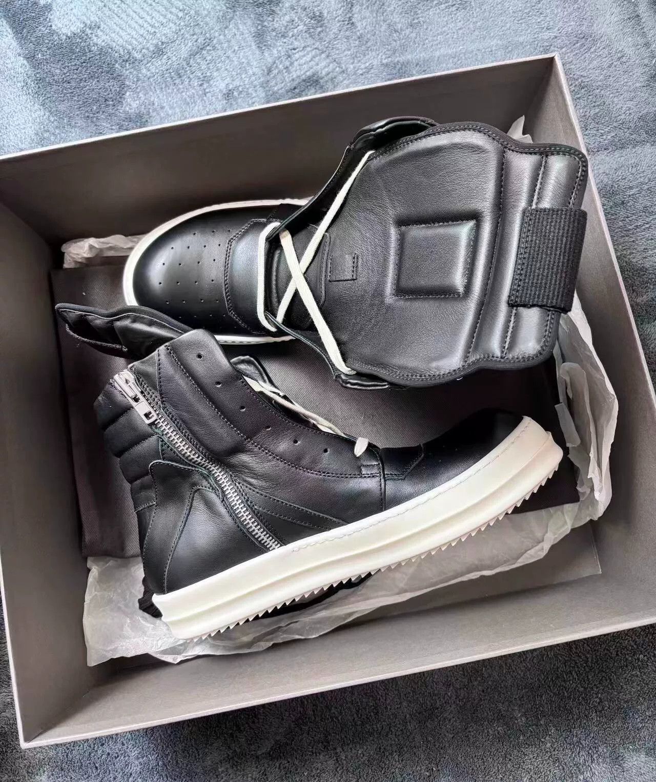 Rick Owens Rick Owens Leather White Lowtop Sneakers 41 Men Size US 8.5 / EU 41-42 - 4 Thumbnail