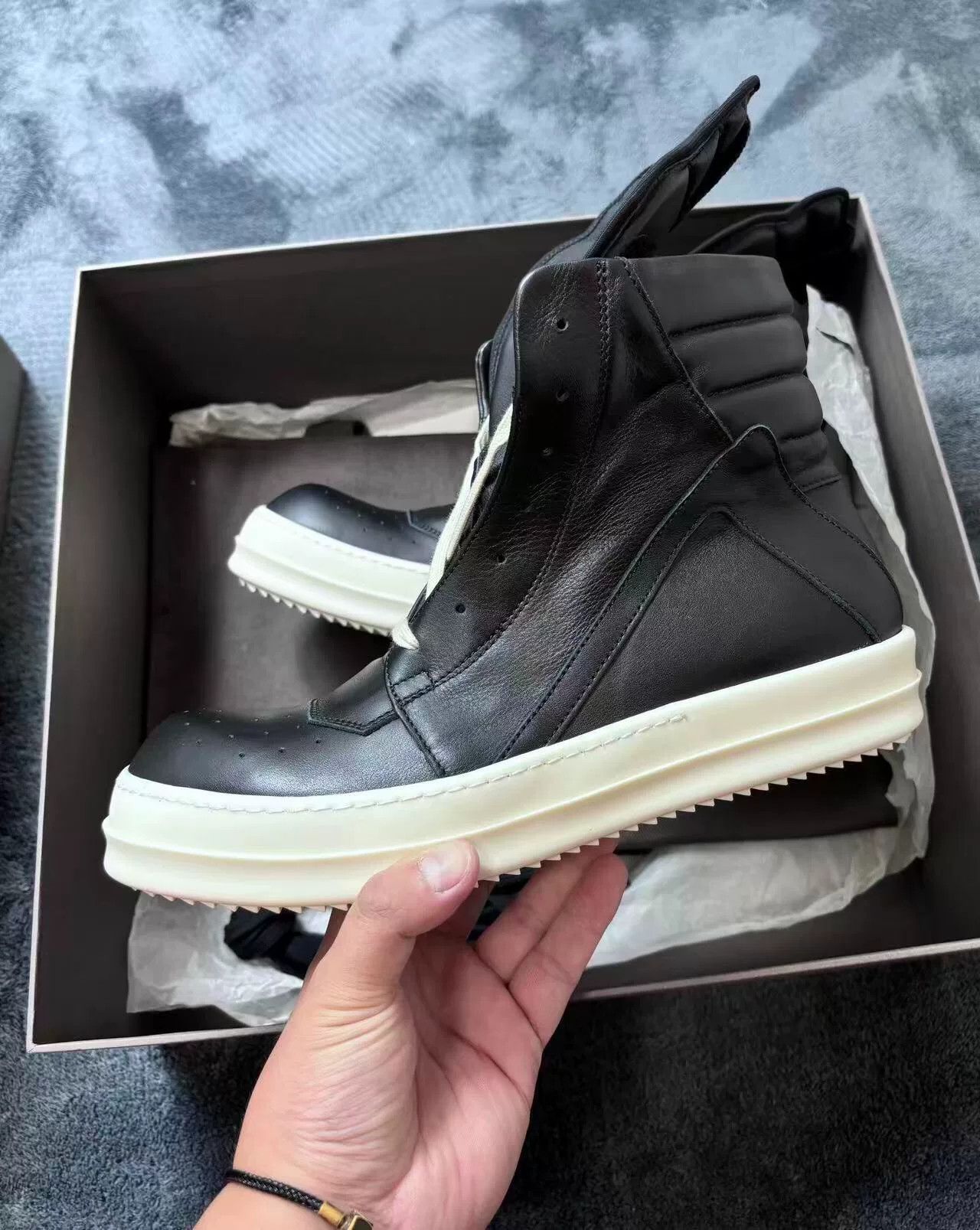 Rick Owens Rick Owens Leather White Lowtop Sneakers 41 Men Size US 8.5 / EU 41-42 - 5 Thumbnail