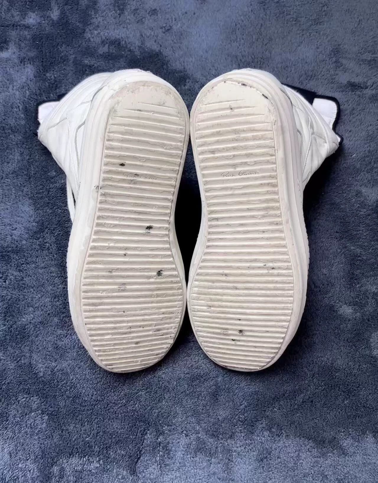 Rick Owens Rick Owens Leather White Lowtop Sneakers 40 Men Size US 7.5 / EU 40-41 - 8 Thumbnail