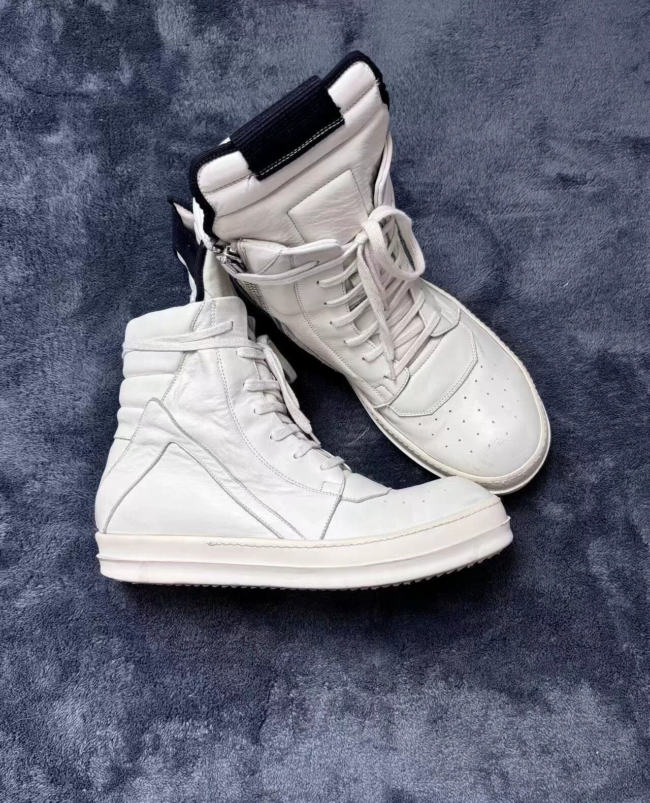 Rick Owens Rick Owens Leather White Lowtop Sneakers 40 Men Size US 7.5 / EU 40-41 - 3 Thumbnail