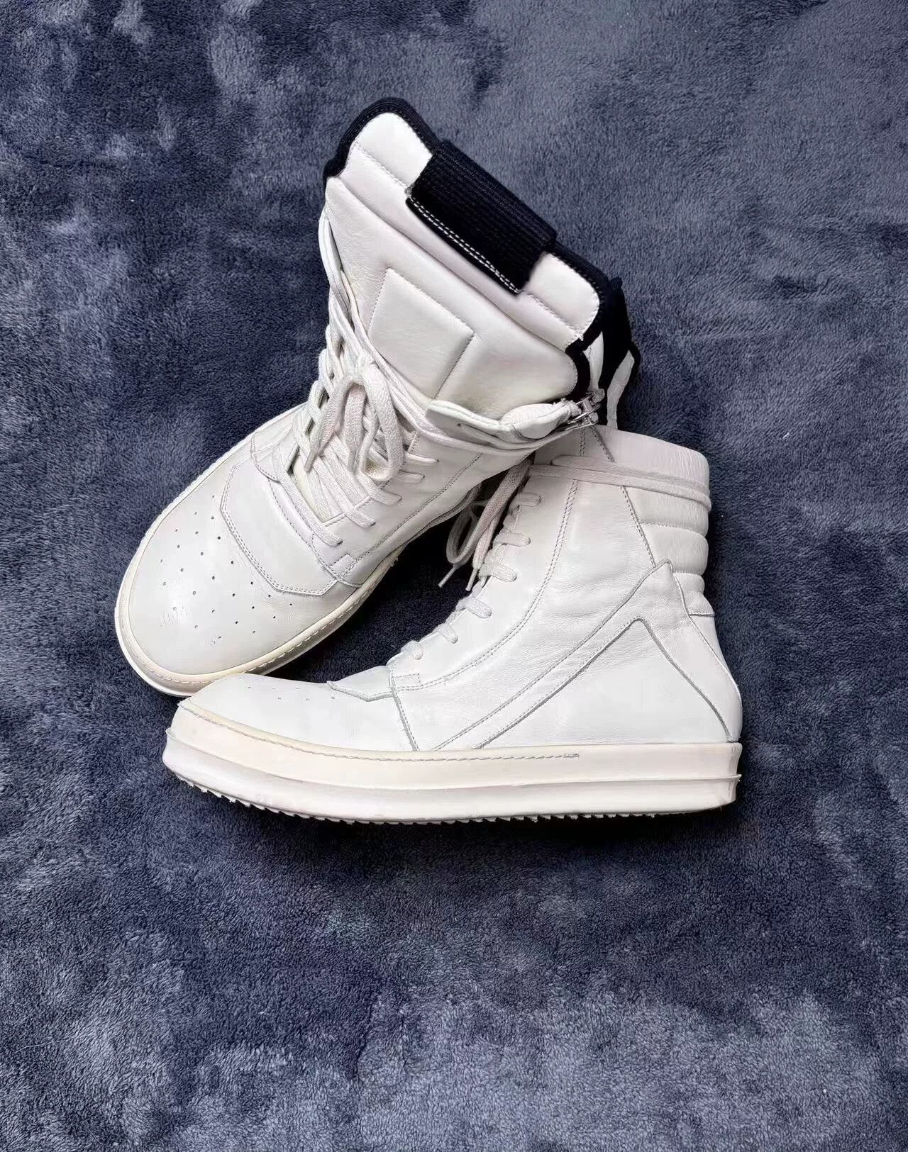 Rick Owens Rick Owens Leather White Lowtop Sneakers 40 Men Size US 7.5 / EU 40-41 - 4 Thumbnail