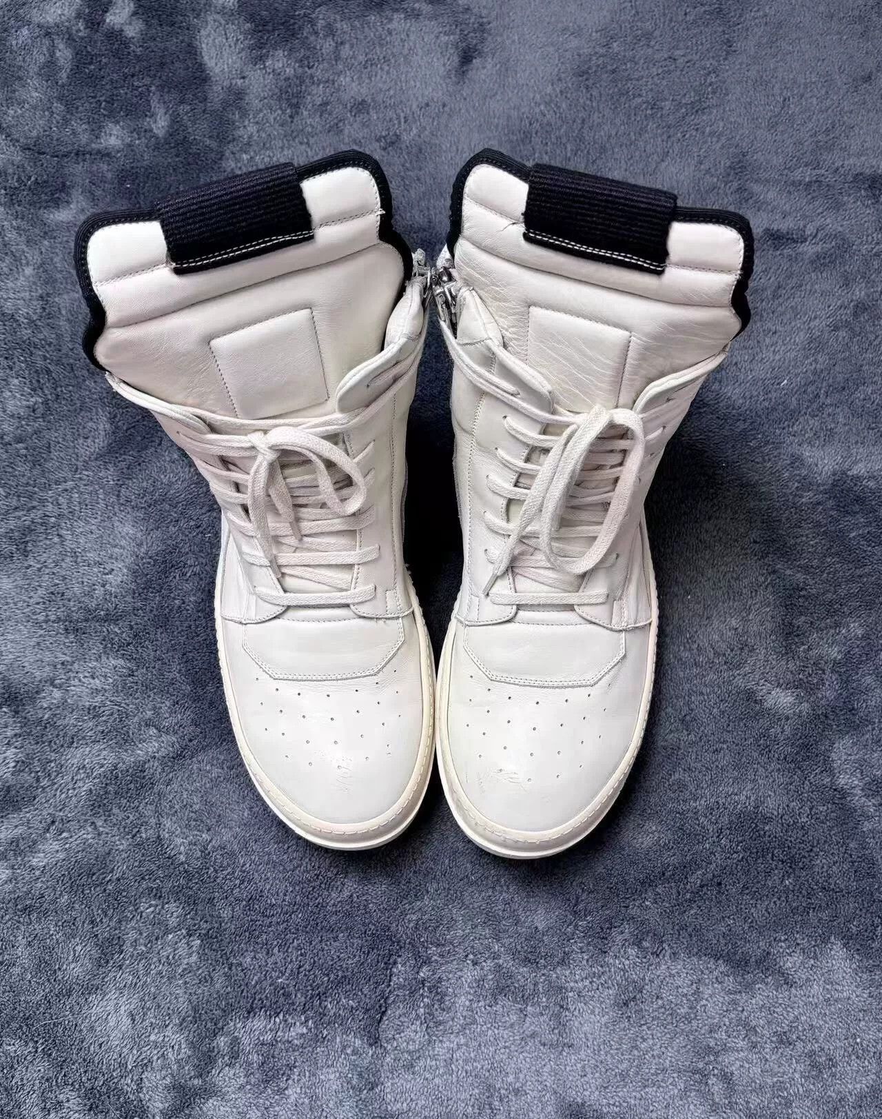 Rick Owens Rick Owens Leather White Lowtop Sneakers 40 Men Size US 7.5 / EU 40-41 - 2 Thumbnail