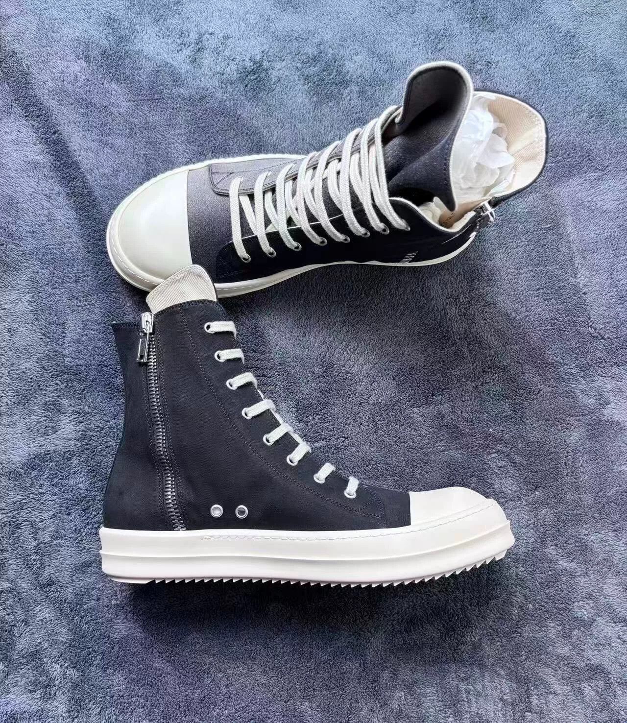 Rick Owens Rick Owens Tie-Dye Gradient White Lowtop Sneakers 44 Men Size US 10.5 / EU 43-44 - 5 Thumbnail