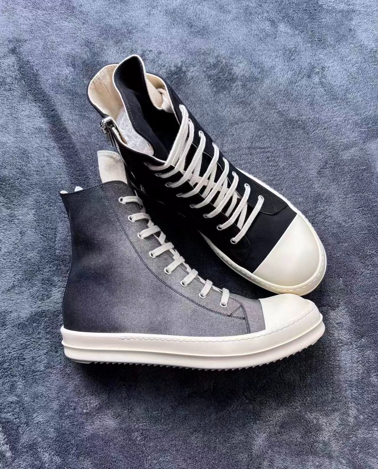 Rick Owens Rick Owens Tie-Dye Gradient White Lowtop Sneakers 44 Men Size US 10.5 / EU 43-44 - 3 Thumbnail