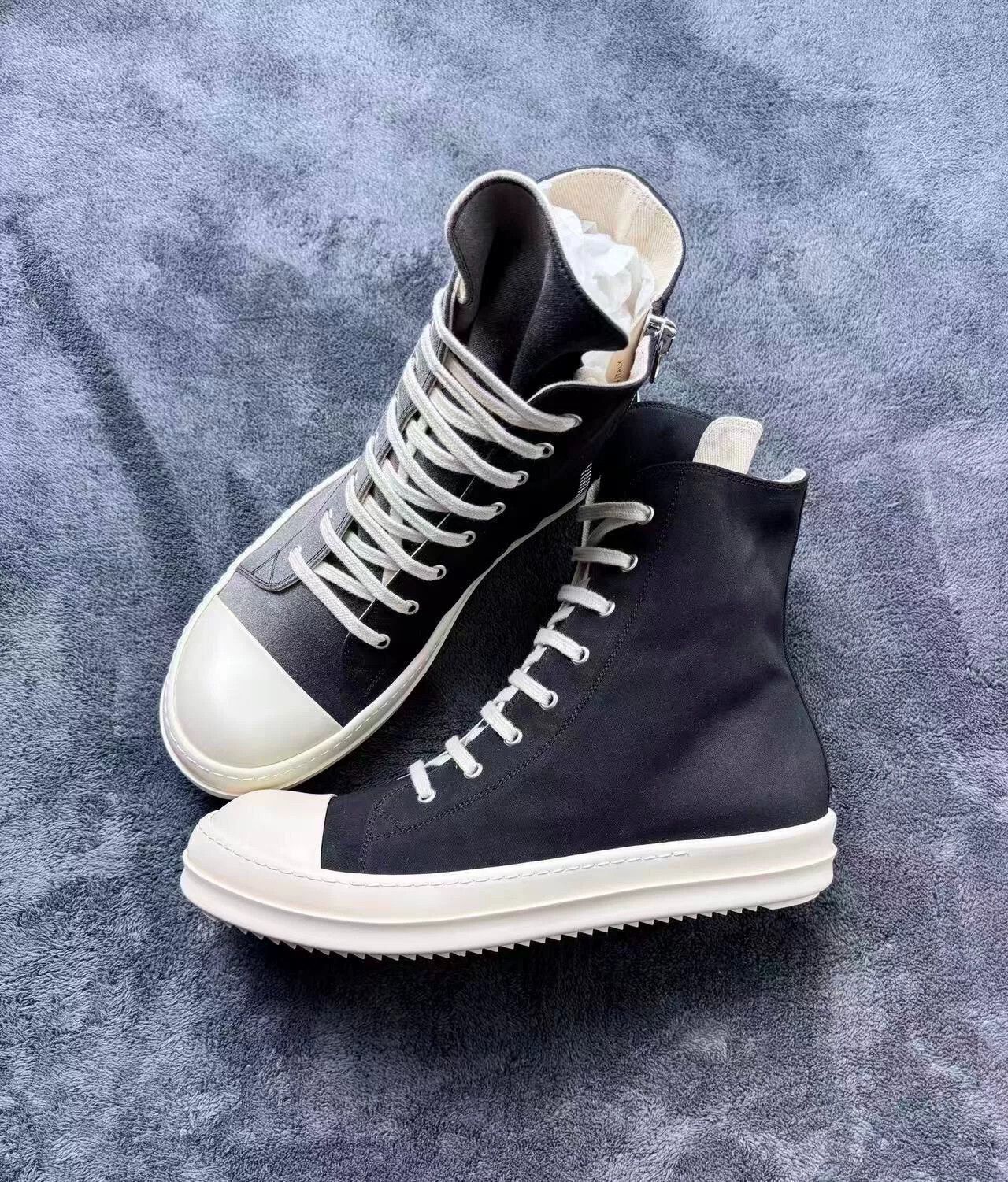 Rick Owens Rick Owens Tie-Dye Gradient White Lowtop Sneakers 44 Men Size US 10.5 / EU 43-44 - 4 Thumbnail