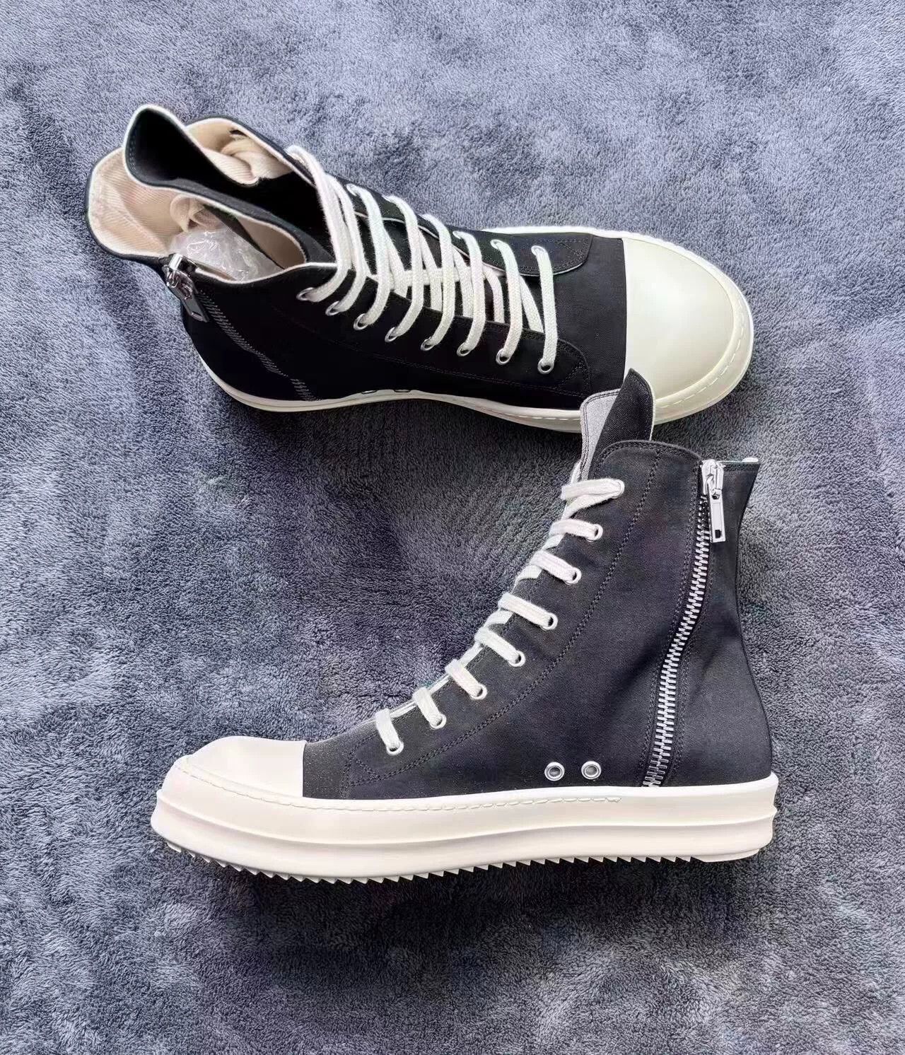Rick Owens Rick Owens Tie-Dye Gradient White Lowtop Sneakers 44 Men Size US 10.5 / EU 43-44 - 6 Thumbnail
