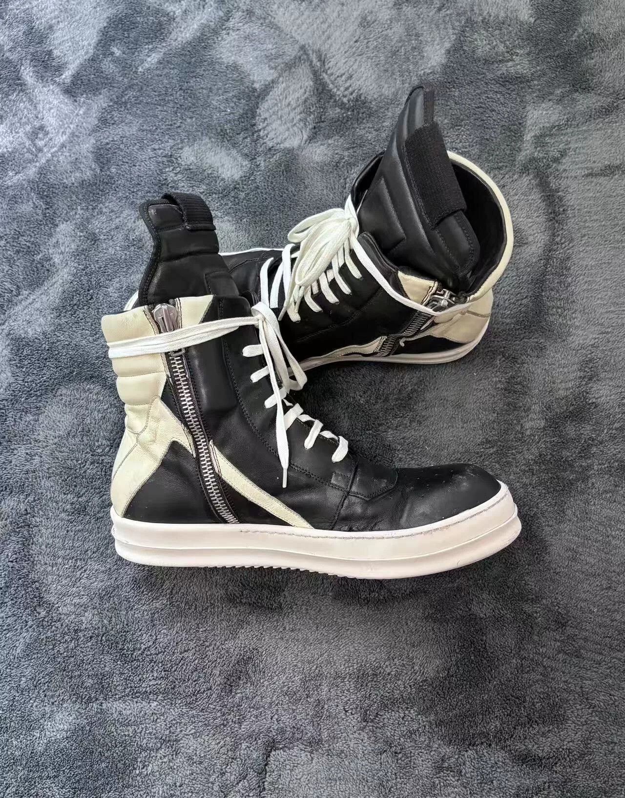 Rick Owens Rick Owens Leather Black Lowtop Sneakers 41 Men Size US 8.5 / EU 41-42 - 5 Thumbnail