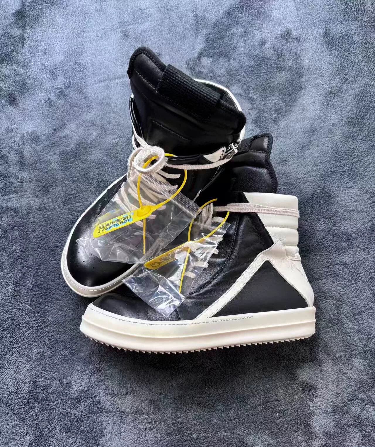 Rick Owens Rick Owens Leather Black Lowtop Sneakers 41 Men Size US 8.5 / EU 41-42 - 4 Thumbnail