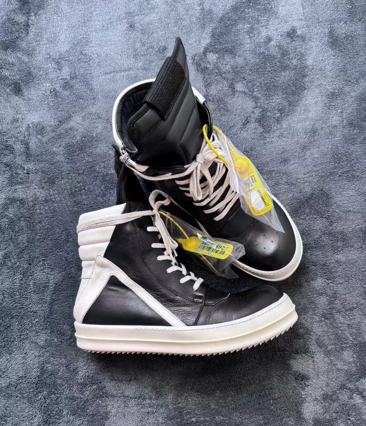 Rick Owens Rick Owens Leather Black Lowtop Sneakers 41 Men Size US 8.5 / EU 41-42 - 3 Thumbnail