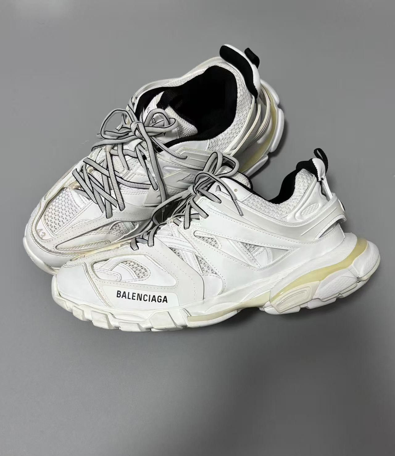 Balenciaga Balenciaga White Lowtop Sneakers 43 Men Size US 10 / EU 43 - 4 Thumbnail