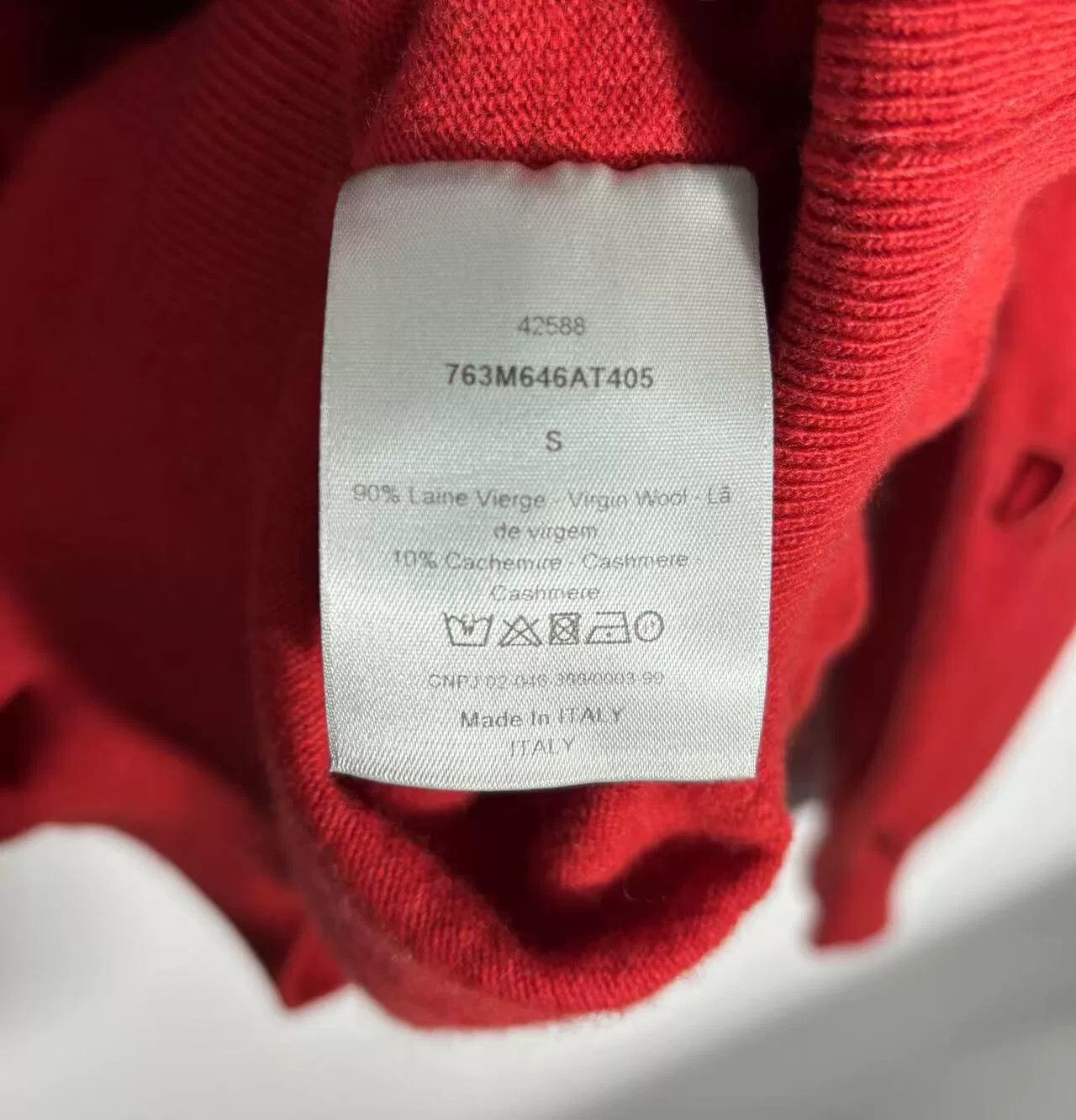 Dior Dior Knit Red Lowtop Sneakers S Men Size US 10 / EU 43 - 4 Thumbnail