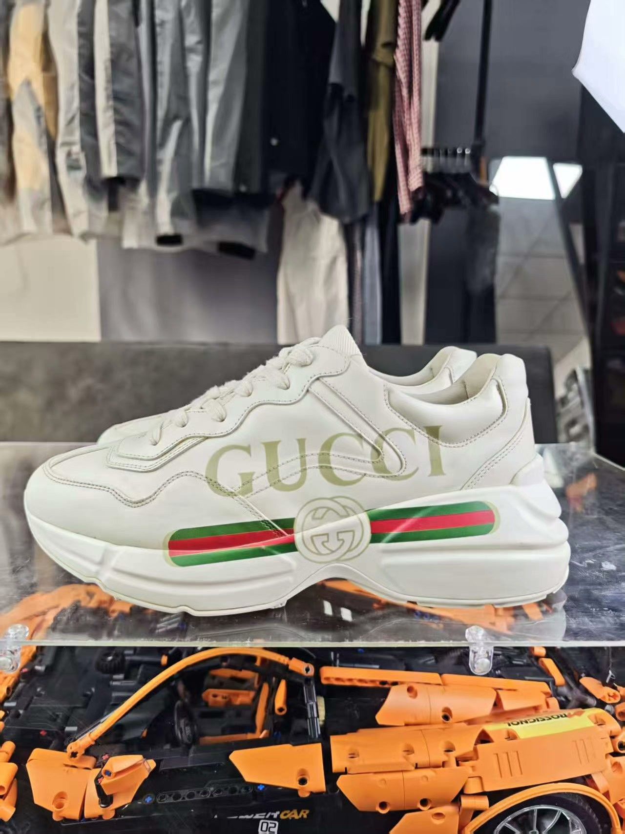 Gucci Gucci Printed Lowtop Sneakers 40 Men Size US 7.5 / EU 40-41 - 7 Thumbnail