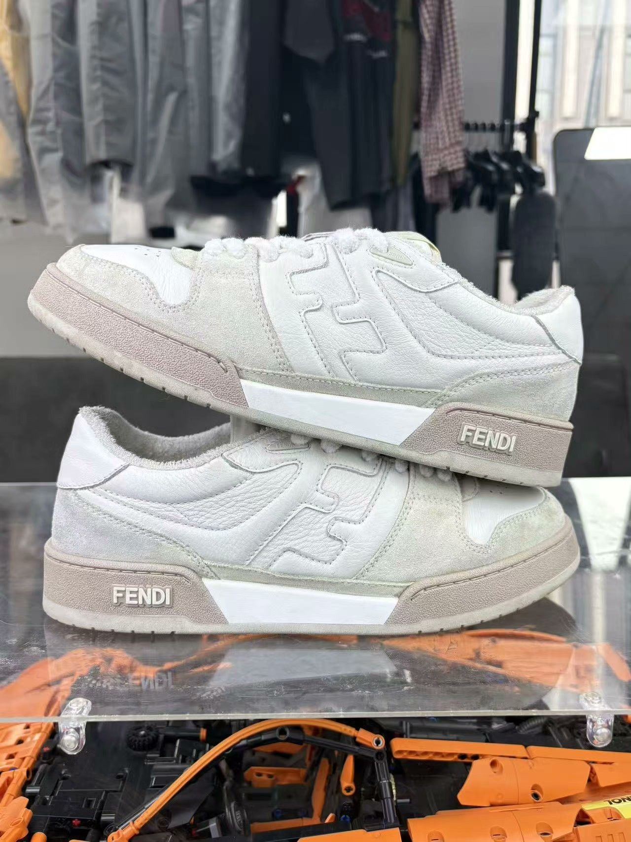 Fendi Fendi Suede Gray Lowtop Sneakers 41 Men Size US 8.5 / EU 41-42 - 6 Thumbnail