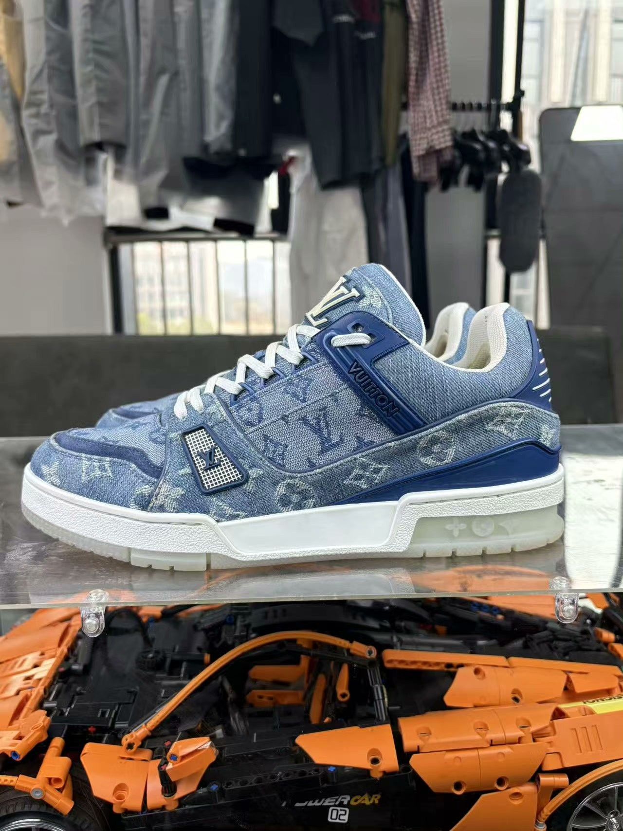Louis Vuitton Louis Vuitton Training Denim Blue Lowtop Sneakers 41 Men Size US 8.5 / EU 41-42 - 7 Thumbnail