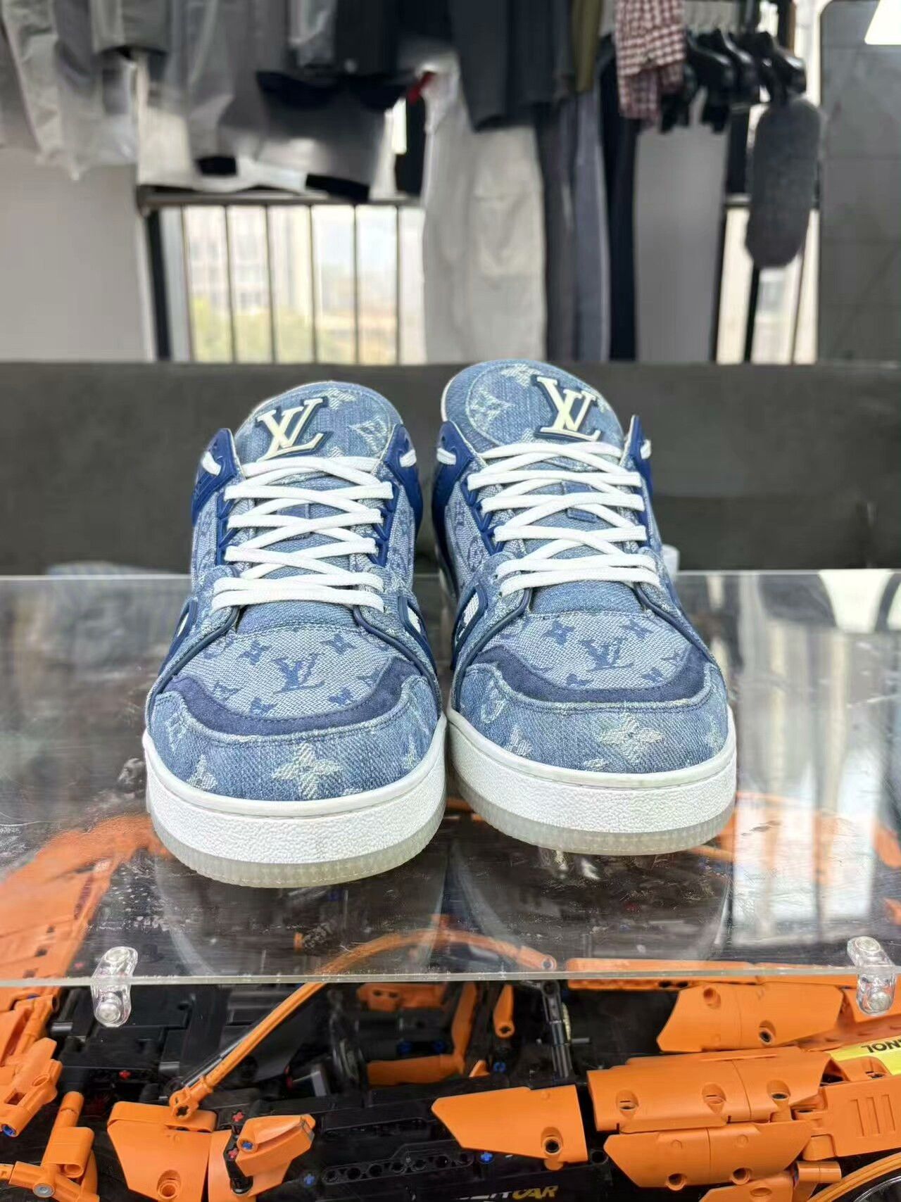 Louis Vuitton Louis Vuitton Training Denim Blue Lowtop Sneakers 41 Men Size US 8.5 / EU 41-42 - 2 Thumbnail
