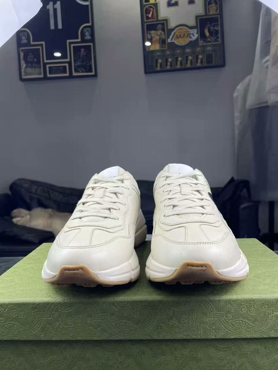 Gucci Gucci Collab Beige Lowtop Sneakers 40 Men Size US 7.5 / EU 40-41 - 2 Thumbnail