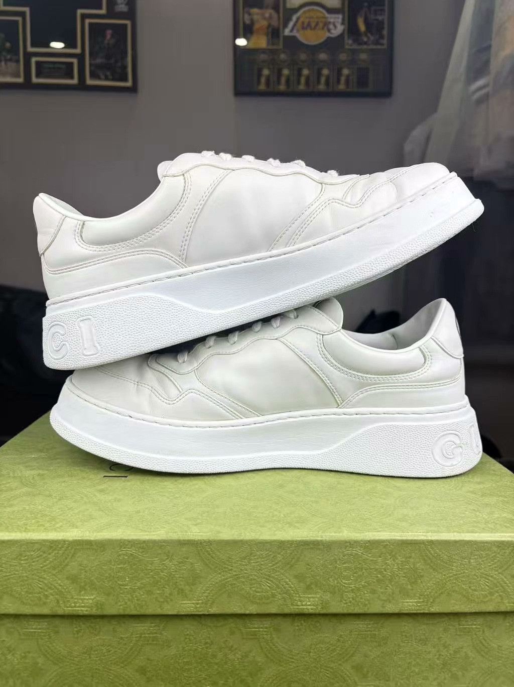 Gucci Gucci Printed Lowtop Sneakers 43 Men Size US 10 / EU 43 - 5 Thumbnail