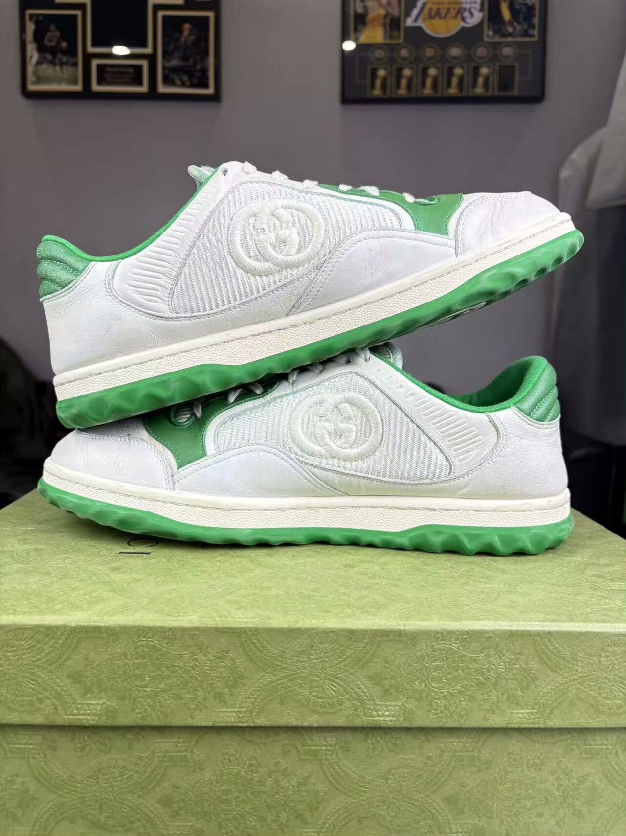 Gucci Gucci Green Lowtop Sneakers 42.5 Men Size US 9.5 / EU 42-43 - 5 Thumbnail