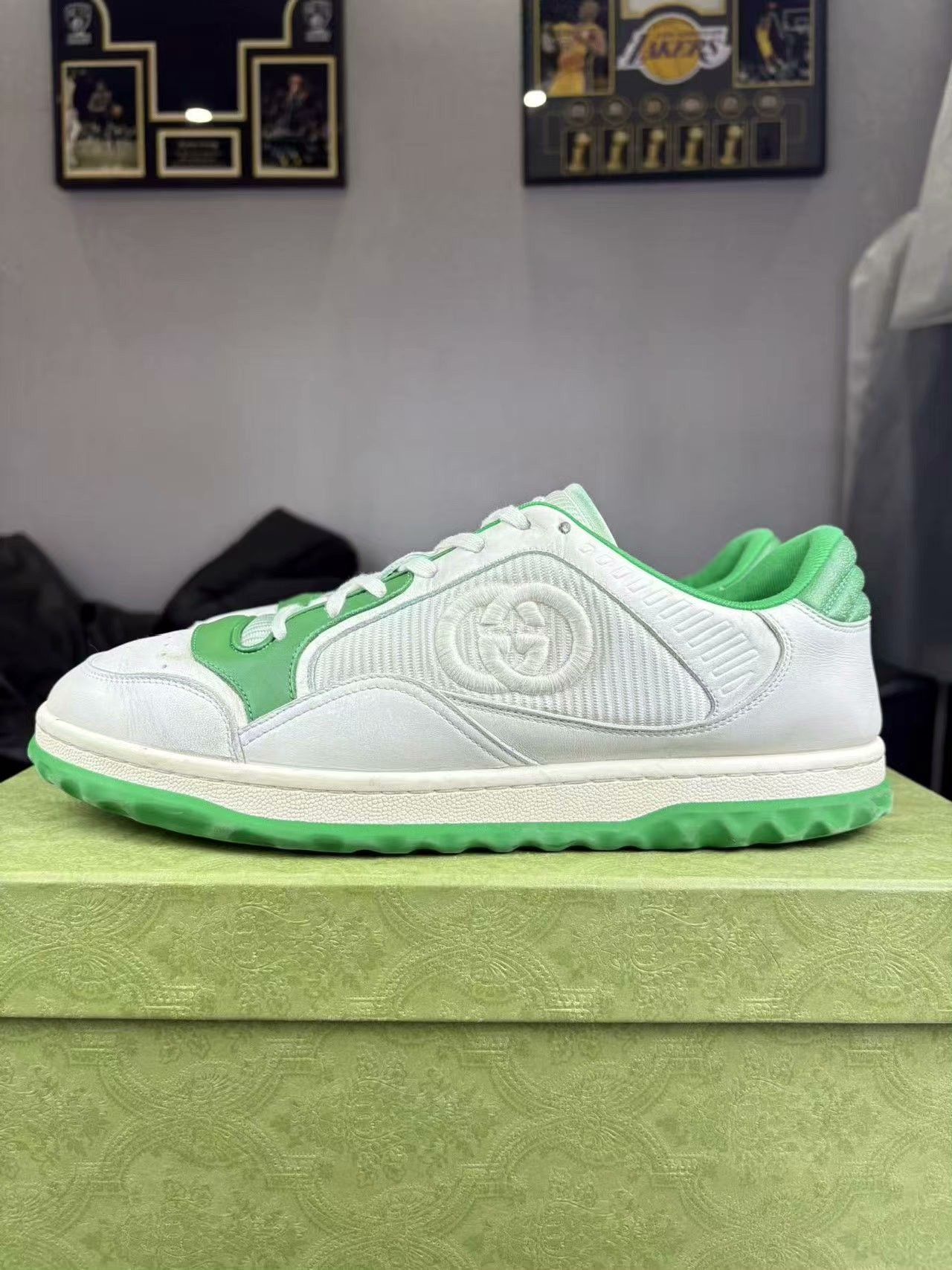 Gucci Gucci Green Lowtop Sneakers 42.5 Men Size US 9.5 / EU 42-43 - 7 Thumbnail
