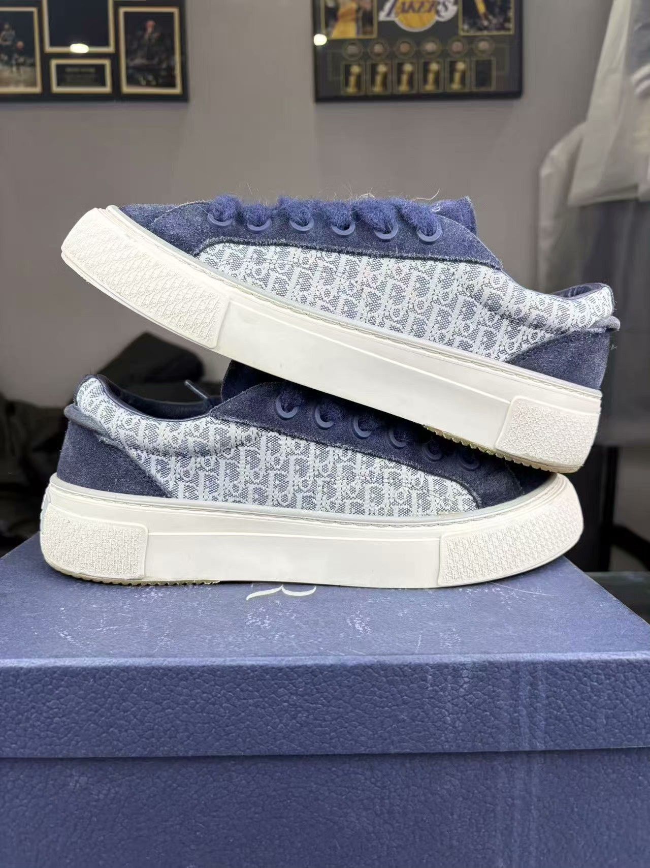 Dior Dior Limited Gray Lowtop Sneakers 33 Men Size US 5 / EU 37 - 6 Thumbnail