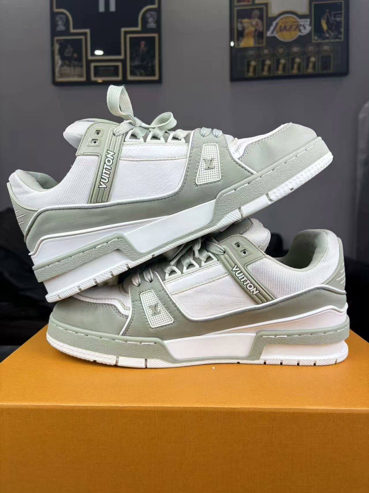 Louis Vuitton Louis Vuitton Training Green Lowtop Sneakers 41 Men Size US 8.5 / EU 41-42 - 5 Thumbnail