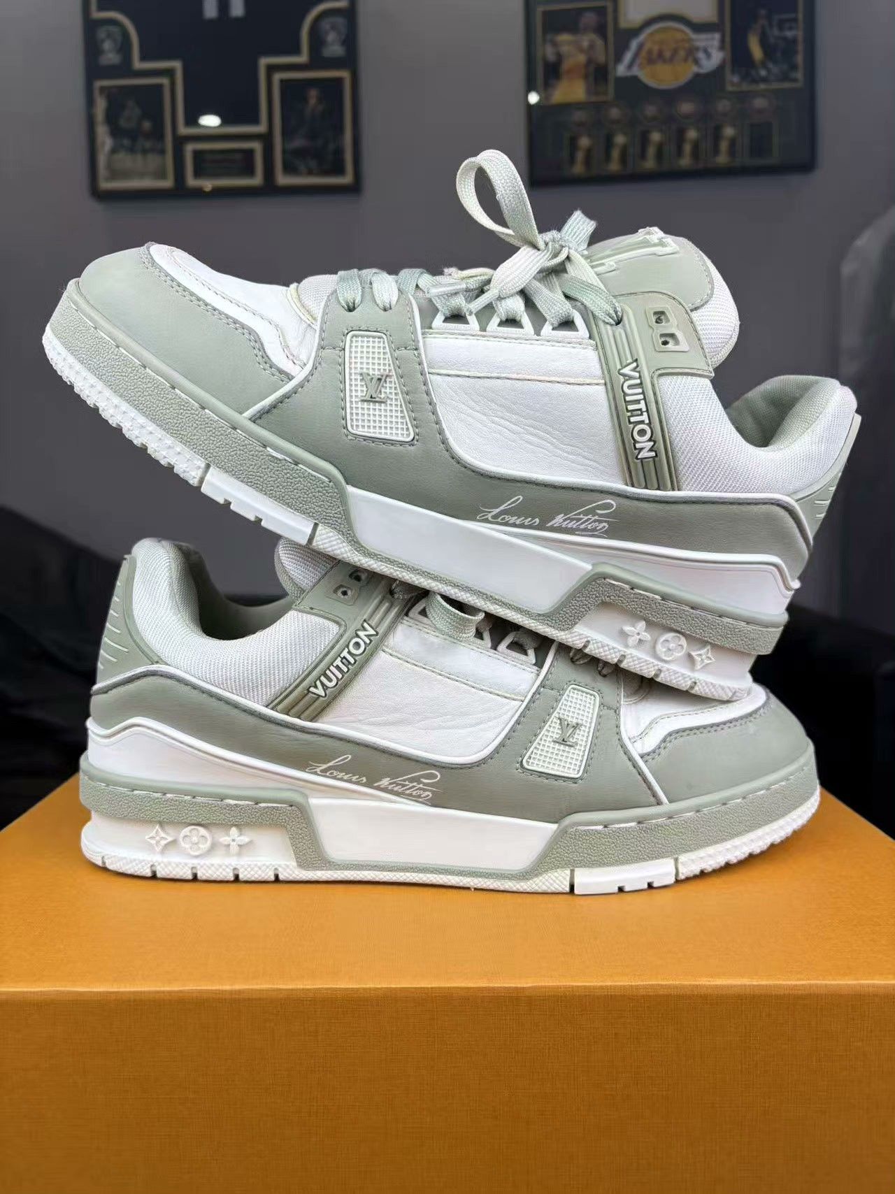Louis Vuitton Louis Vuitton Training Green Lowtop Sneakers 41 Men Size US 8.5 / EU 41-42 - 6 Thumbnail