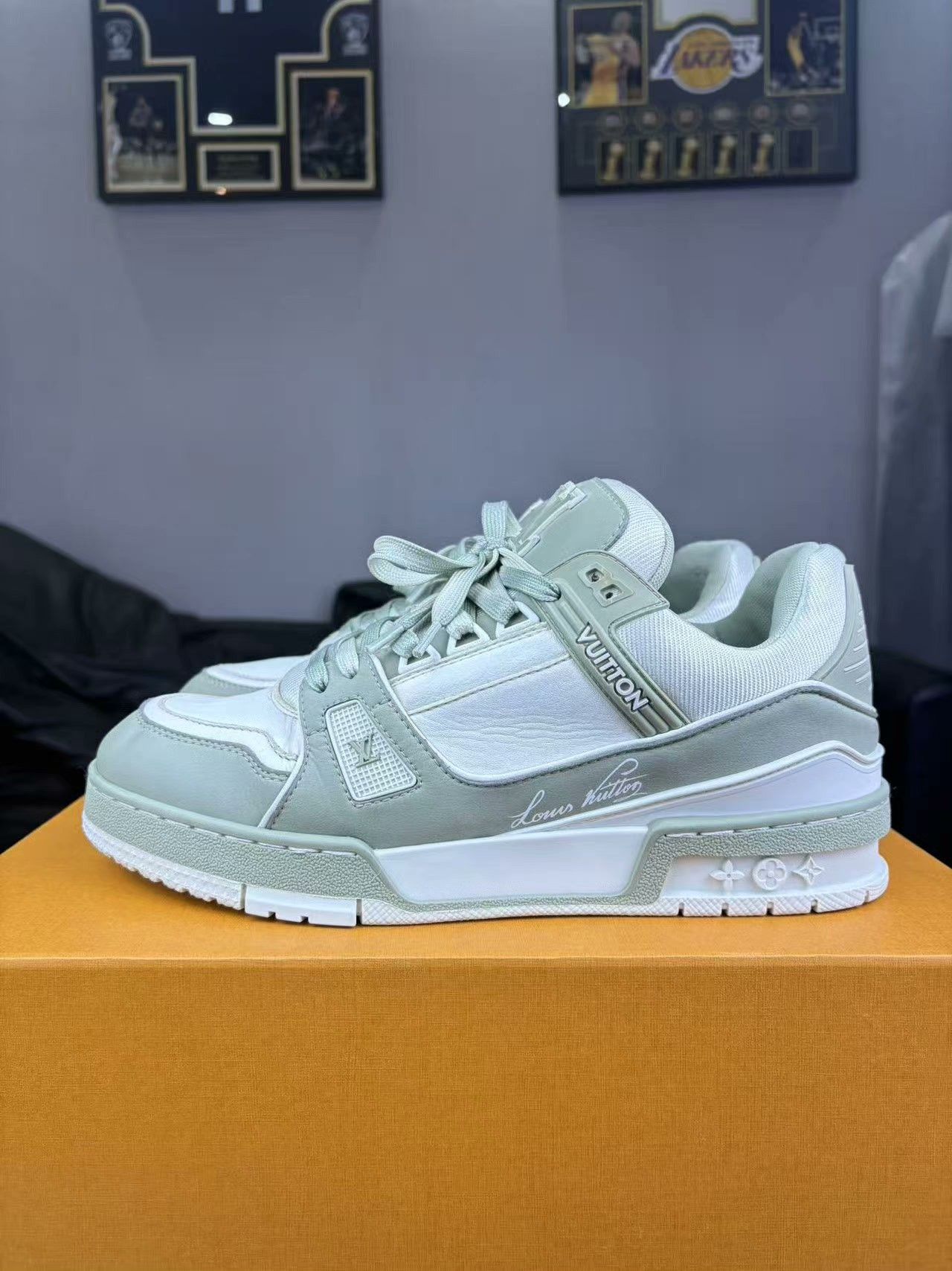 Louis Vuitton Louis Vuitton Training Green Lowtop Sneakers 41 Men Size US 8.5 / EU 41-42 - 7 Thumbnail