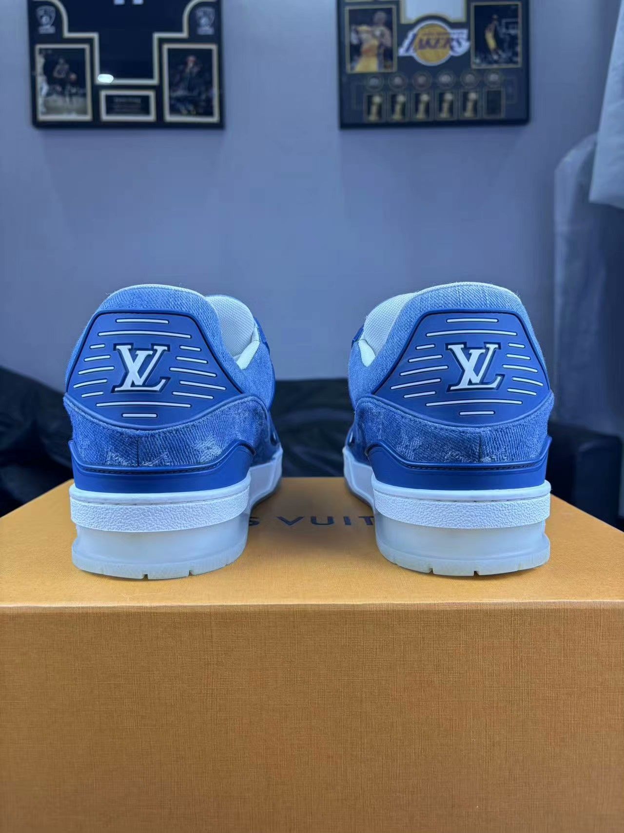Louis Vuitton Louis Vuitton Training Denim Blue Lowtop Sneakers 41 Men Size US 8.5 / EU 41-42 - 3 Thumbnail