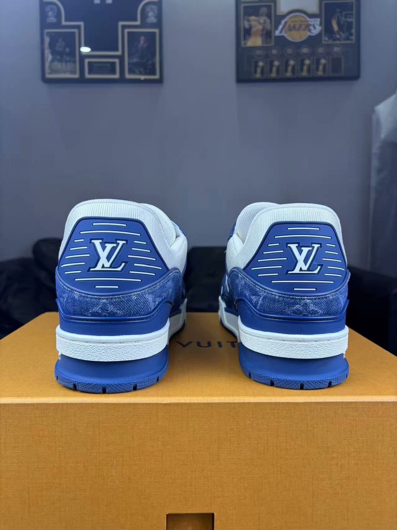 Louis Vuitton Louis Vuitton Training Denim Blue Lowtop Sneakers 41 Men Size US 8.5 / EU 41-42 - 3 Thumbnail