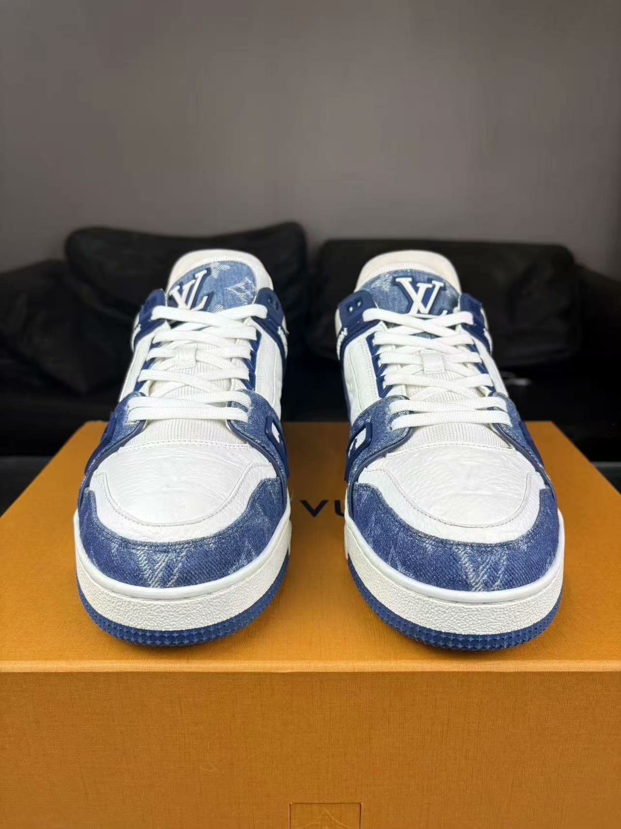 Louis Vuitton Louis Vuitton Training Denim Blue Lowtop Sneakers 41 Men Size US 8.5 / EU 41-42 - 2 Thumbnail