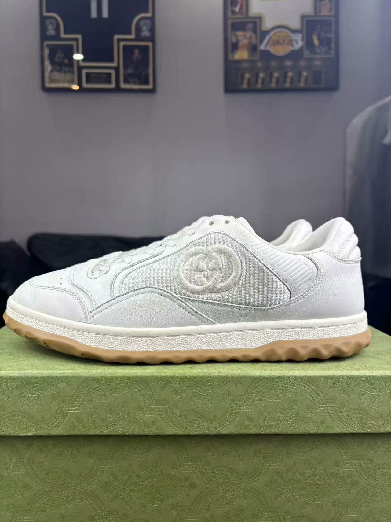 Gucci Gucci White Lowtop Sneakers 42.5 Men Size US 9.5 / EU 42-43 - 7 Thumbnail