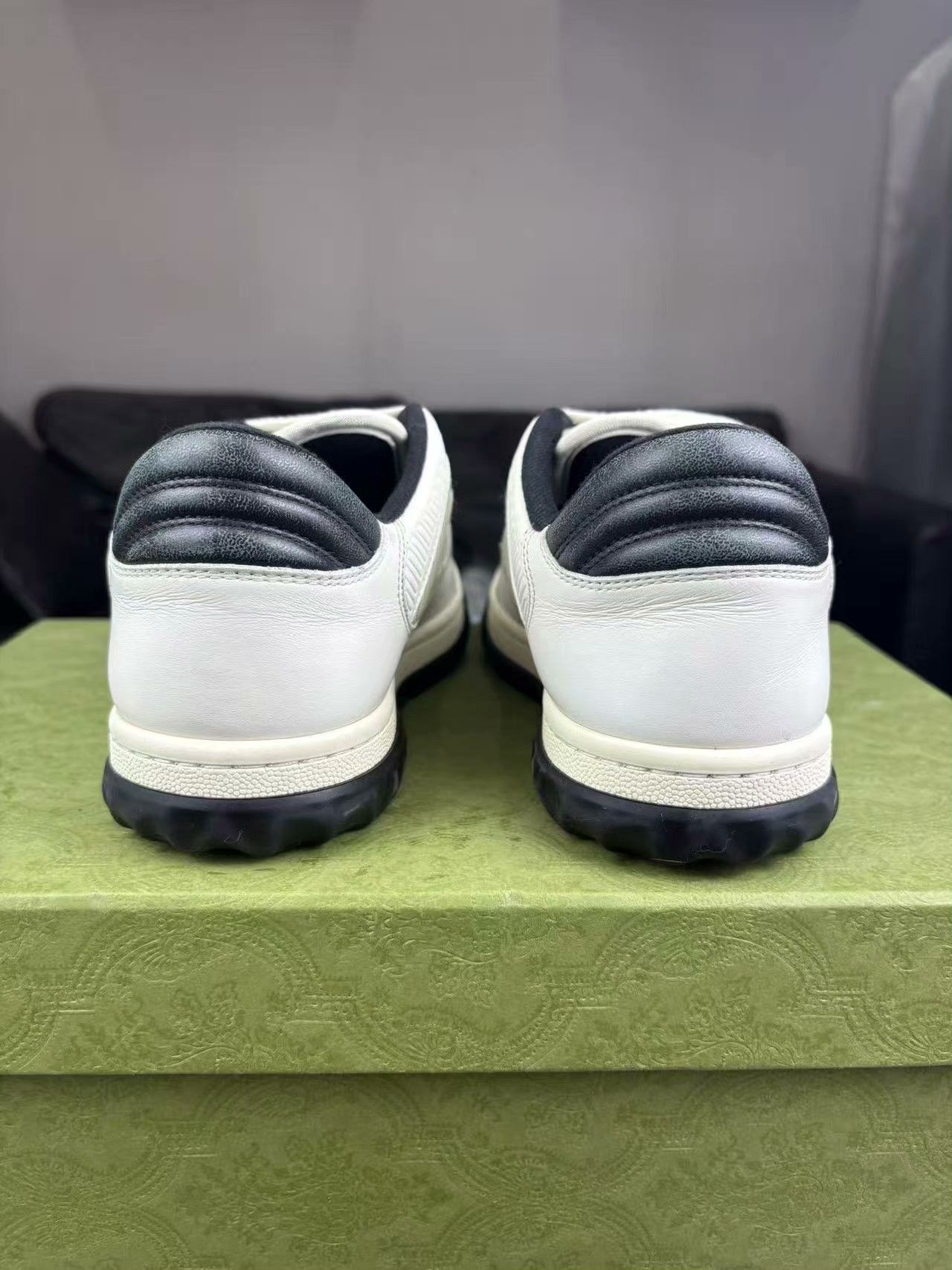 Gucci Gucci Distressed Black Lowtop Sneakers 37 Women Size US 6.5 / IT 36.5 - 3 Thumbnail