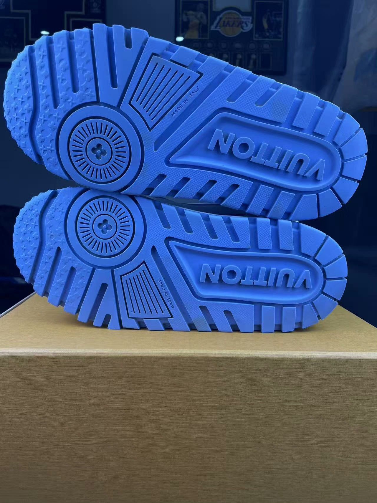 Louis Vuitton Louis Vuitton Training Blue Lowtop Sneakers 41 Men Size US 8.5 / EU 41-42 - 4 Thumbnail