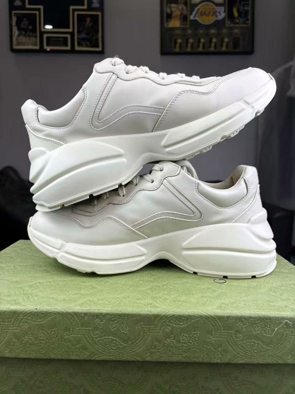 Gucci Gucci Printed Lowtop Sneakers 40 Men Size US 7.5 / EU 40-41 - 5 Thumbnail