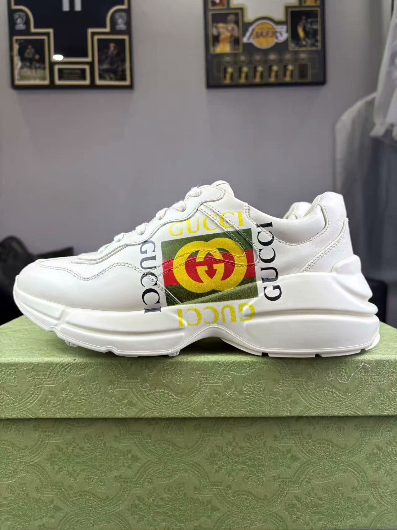Gucci Gucci Printed Lowtop Sneakers 40 Men Size US 7.5 / EU 40-41 - 7 Thumbnail