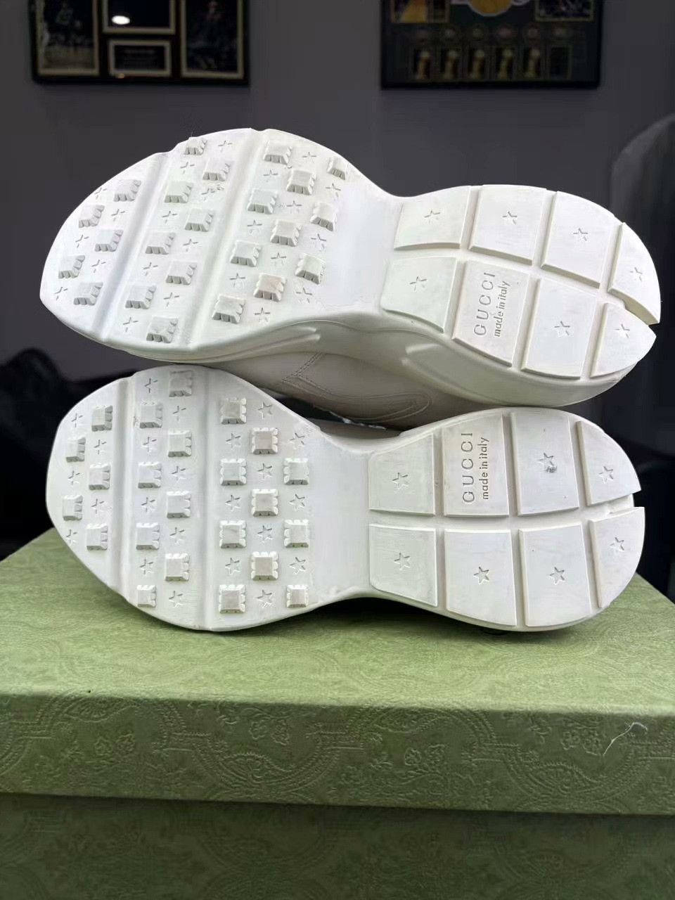 Gucci Gucci Printed Lowtop Sneakers 40 Men Size US 7.5 / EU 40-41 - 4 Thumbnail