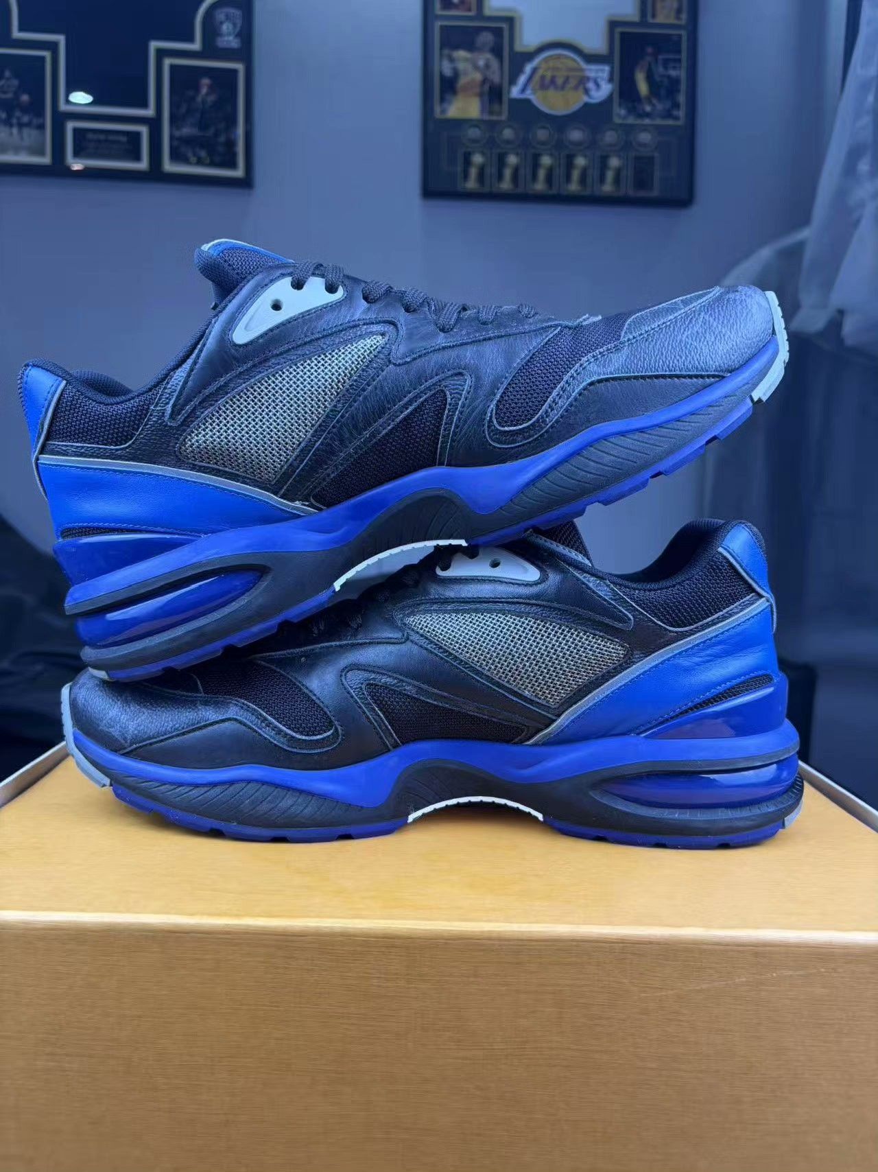Louis Vuitton Louis Vuitton Running Blue Lowtop Sneakers 42 Men Size US 9 / EU 42 - 5 Thumbnail
