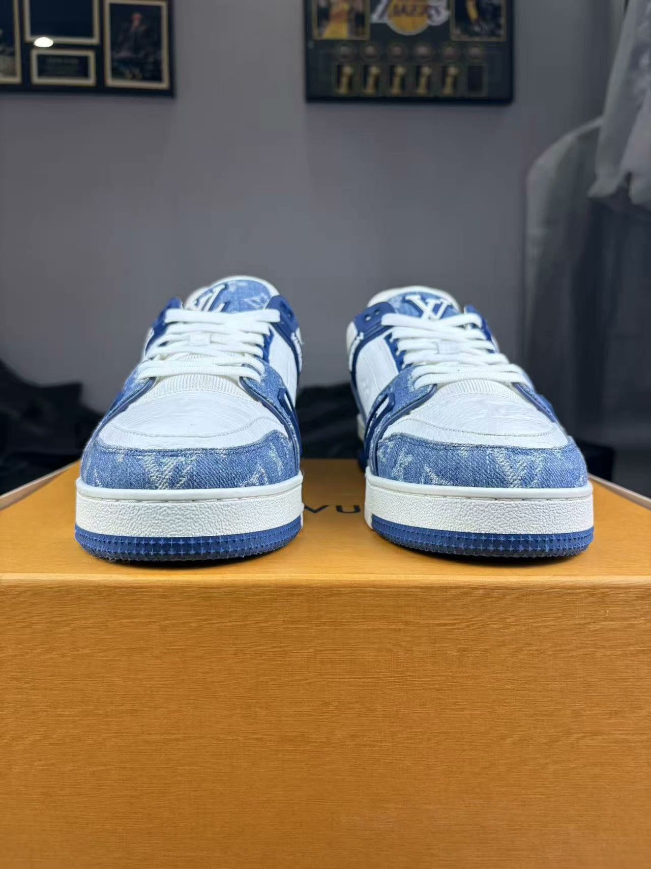 Louis Vuitton Louis Vuitton Training Denim Blue Lowtop Sneakers 41 Men Size US 8.5 / EU 41-42 - 2 Thumbnail