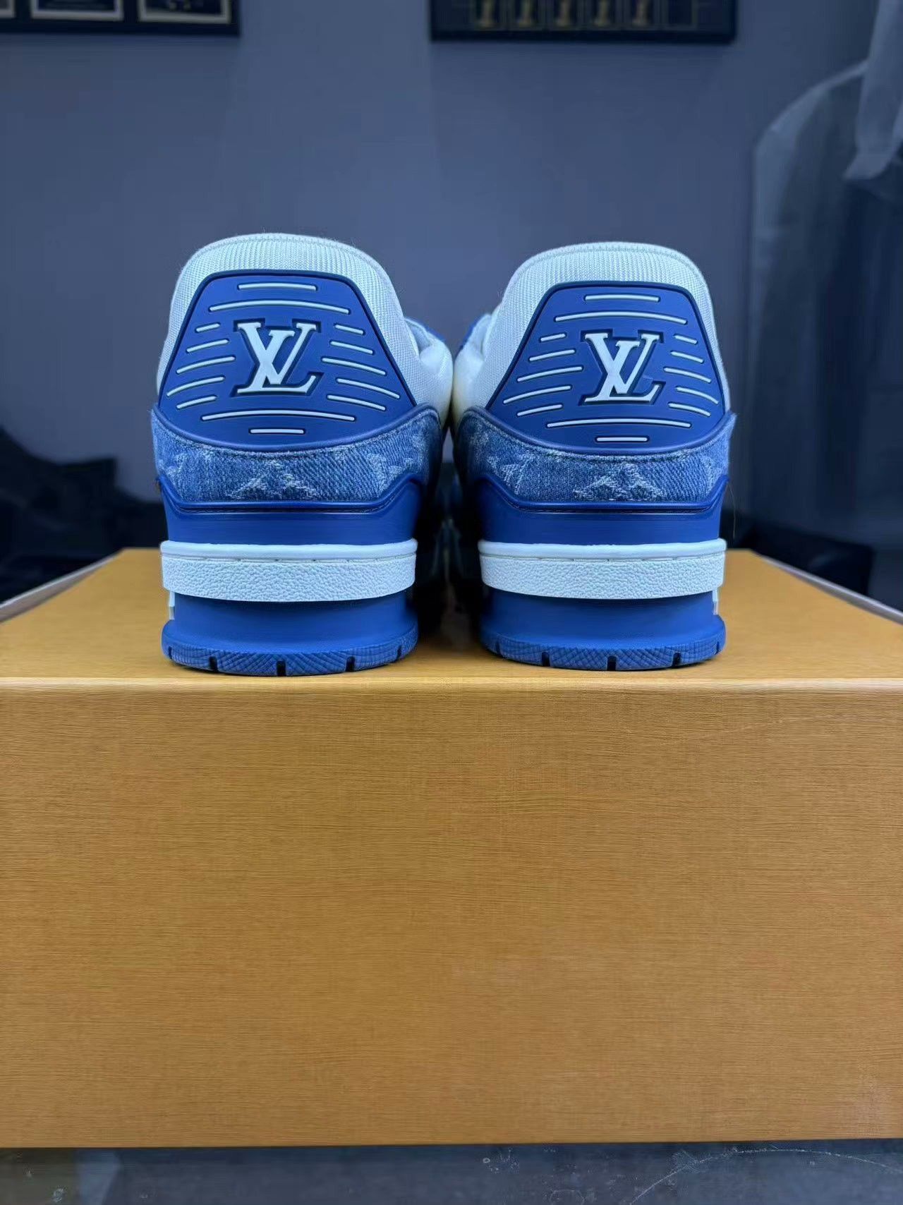 Louis Vuitton Louis Vuitton Training Denim Blue Lowtop Sneakers 41 Men Size US 8.5 / EU 41-42 - 3 Thumbnail