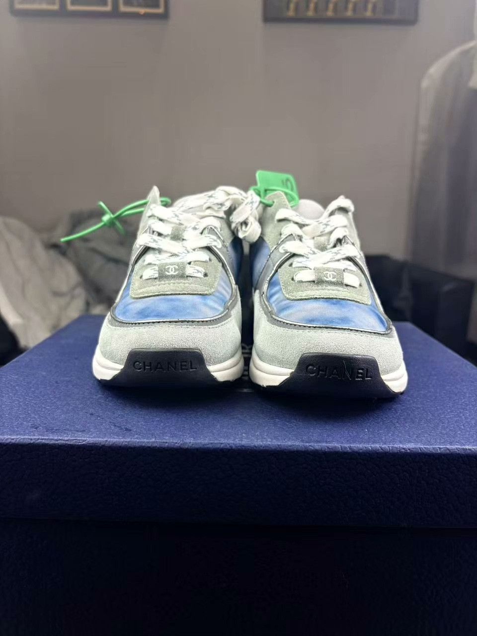 Chanel Chanel Running Silver Lowtop Sneakers 36 Men Size US 5 / EU 37 - 2 Thumbnail